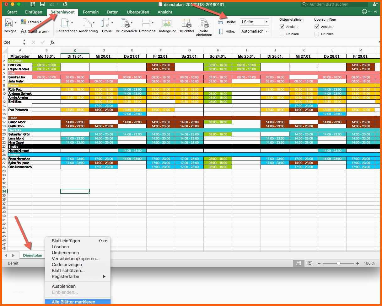 Exklusiv Jahres Nstplan Excel Vorlage – Gehen