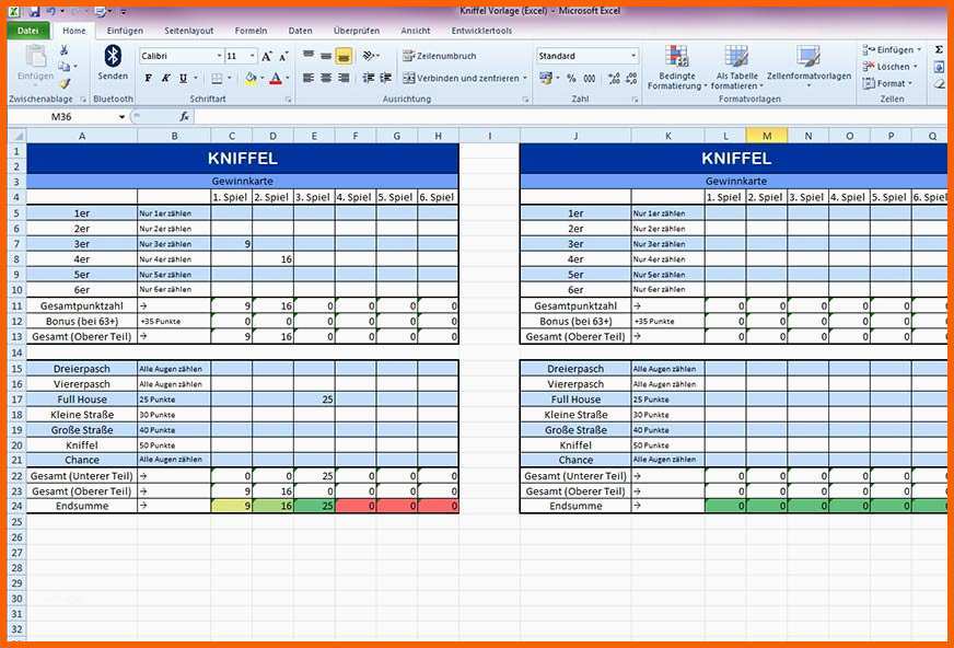 Exklusiv Kniffel Vorlage Excel Download Xobbu