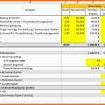Exklusiv Kostenkalkulation Excel – Pronostico