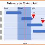Exklusiv Meilensteinplan Vorlage Excel &amp; Powerpoint