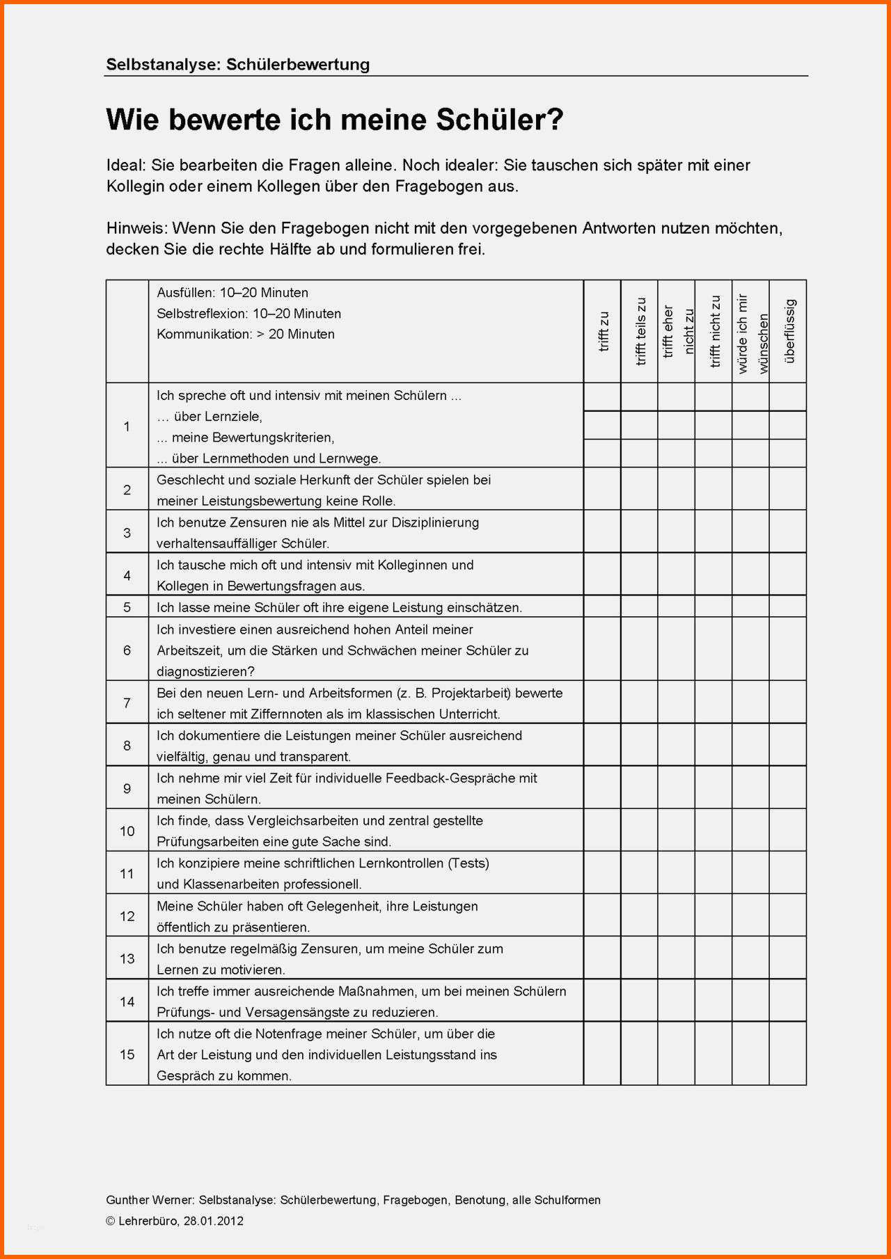 Exklusiv Mitarbeitergespräch Fragebogen Vorlage Imdetail