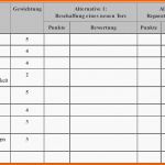 Exklusiv Nutzwertanalyse Excel Vorlage Zum Kostenlosen Download