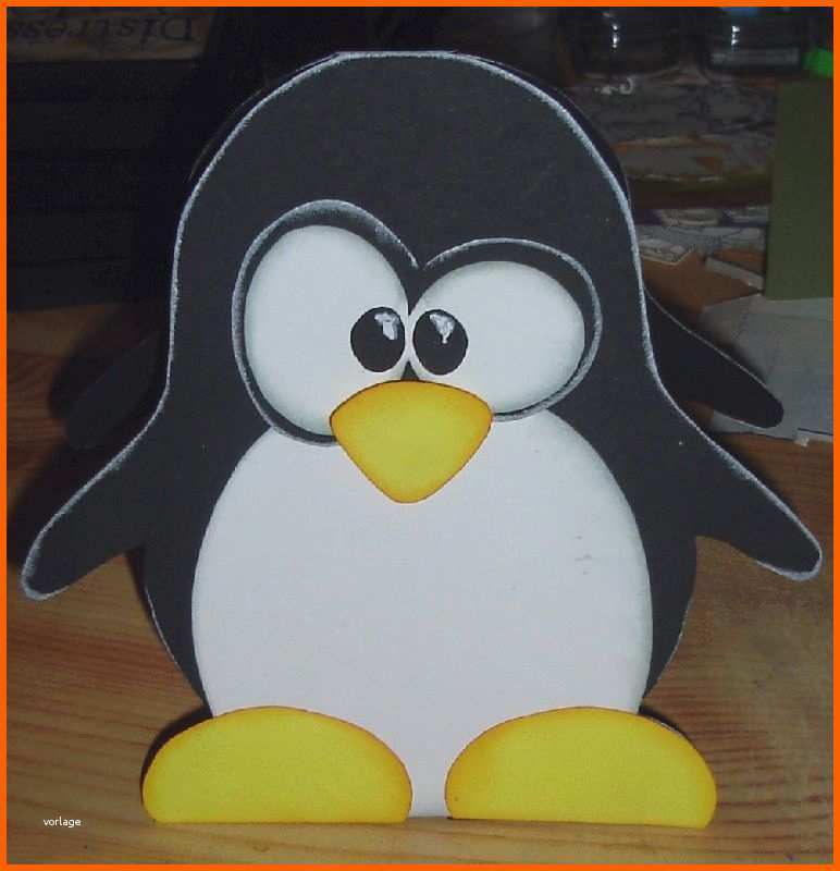 Exklusiv Pinguin Basteln Vorlage