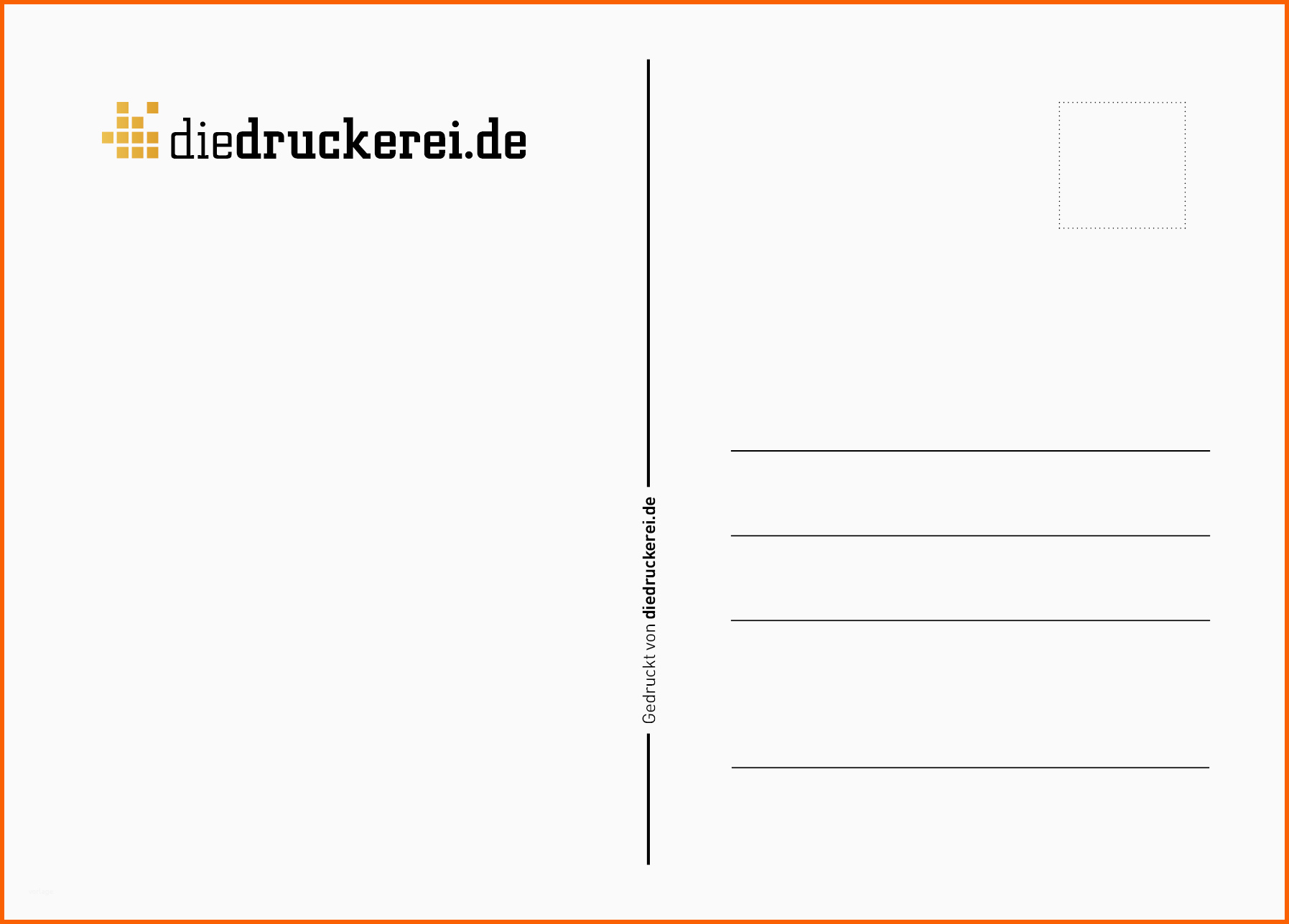 Exklusiv Postkarten Vorlagen Für Rückseite