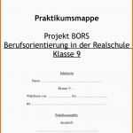 Exklusiv Praktikumsbericht Vorlage Schule 9 Klasse Deckblatt