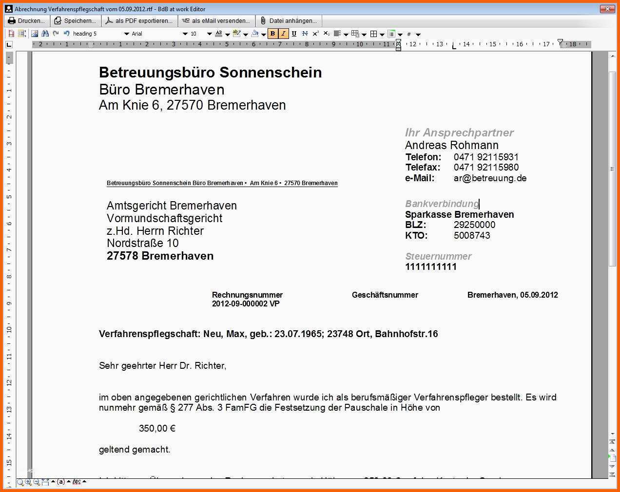 Exklusiv Rechnung Stornieren Muster Design