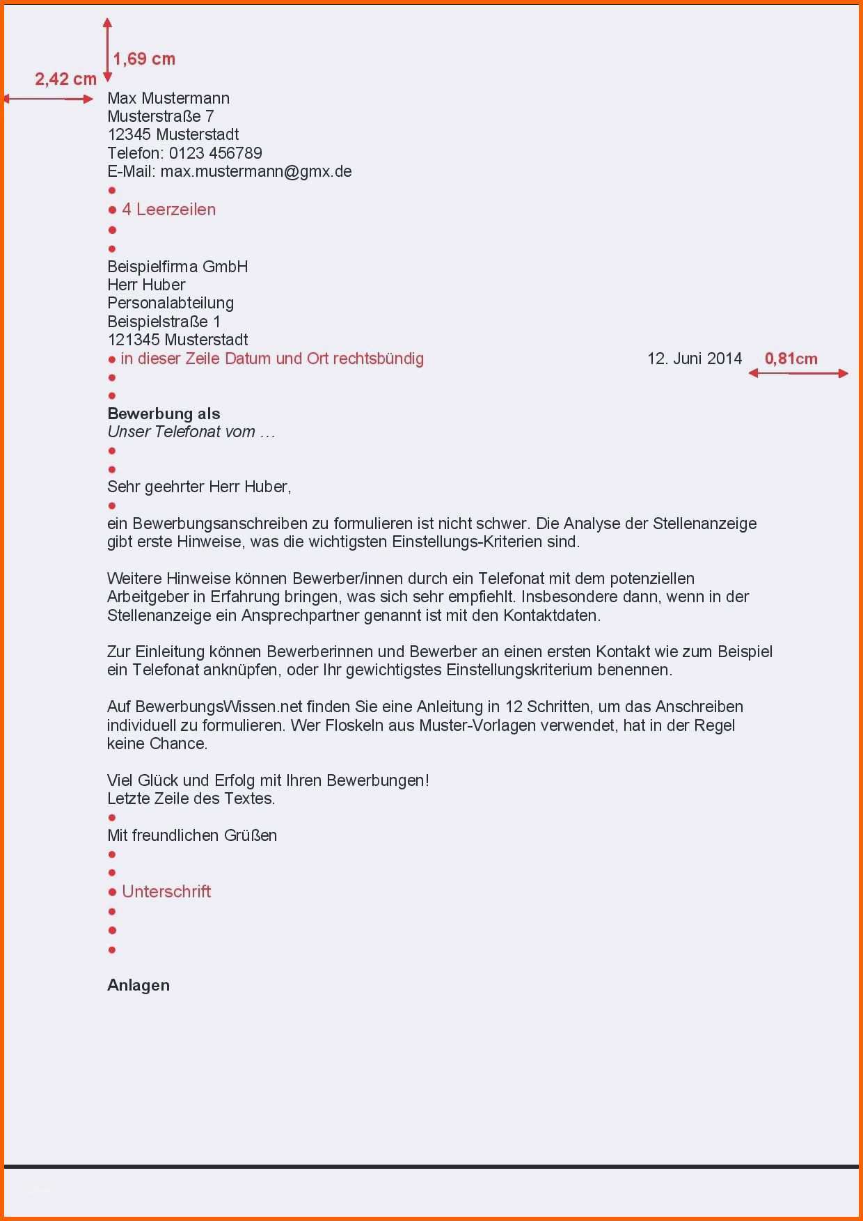 Exklusiv Vorlage Stellenanzeige