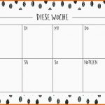 Exklusiv Wochenplan to Do Liste &amp; Notizenliste Freebie
