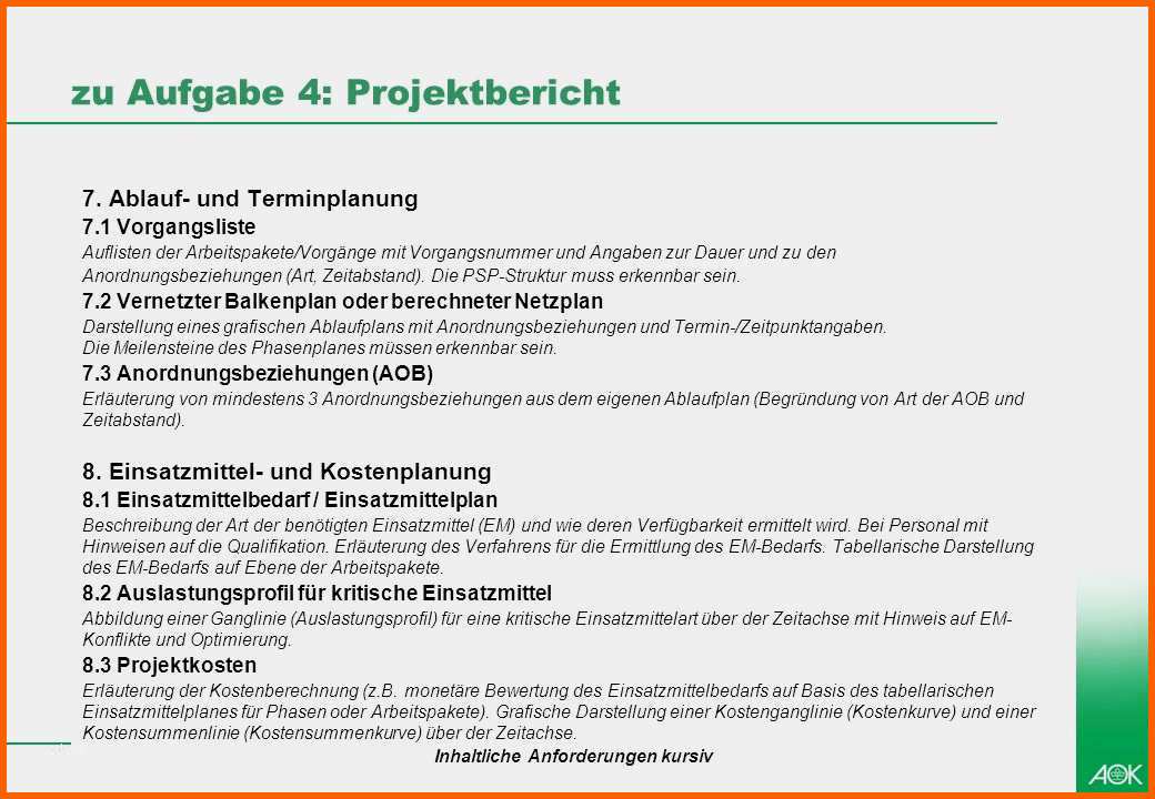 Fabelhaft 12 Projektbericht Vorlage
