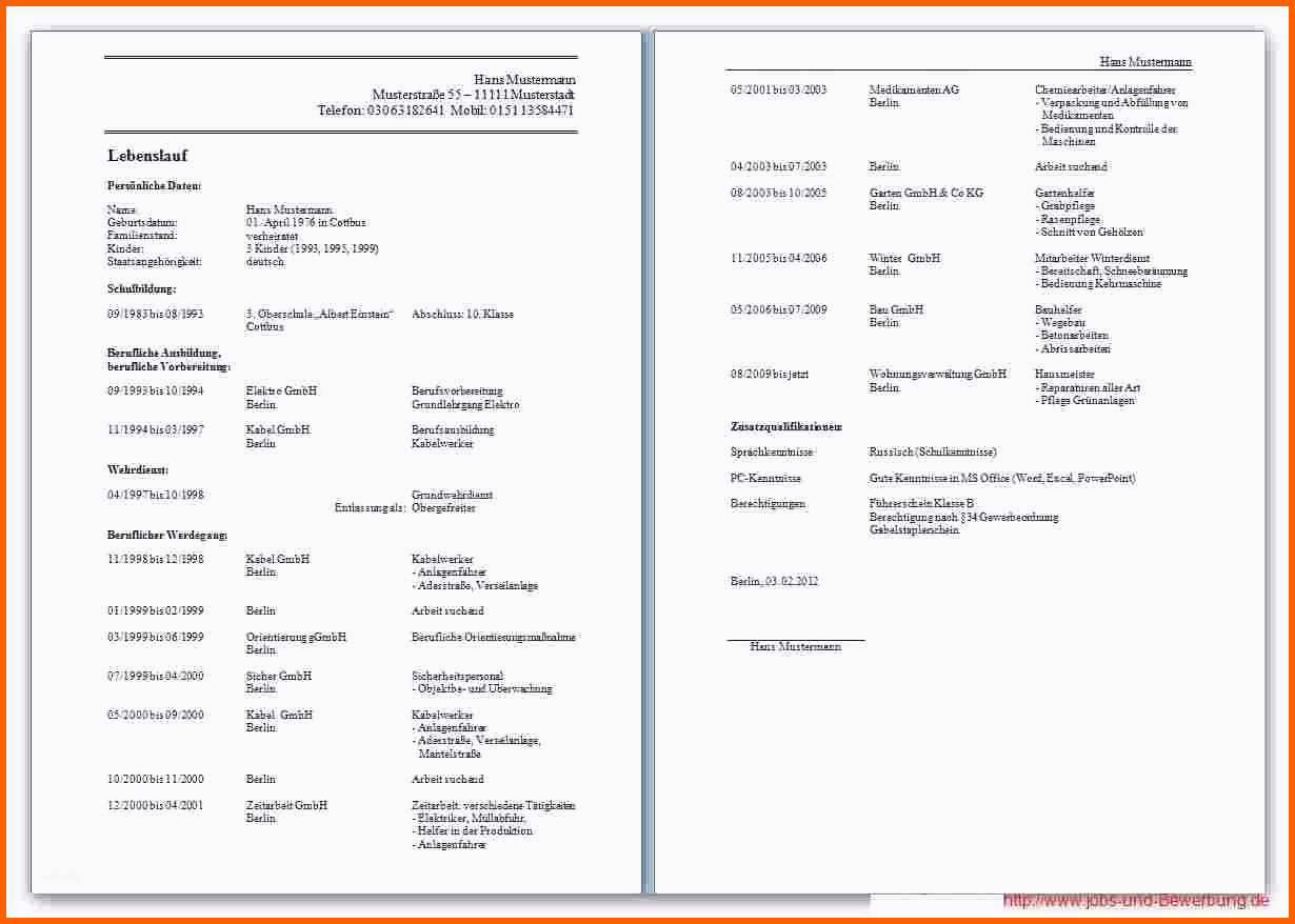 Fabelhaft 15 Lebenslauf Nach Din 5008