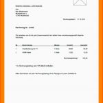 Fabelhaft 20 Private Rechnung Schreiben Vorlage
