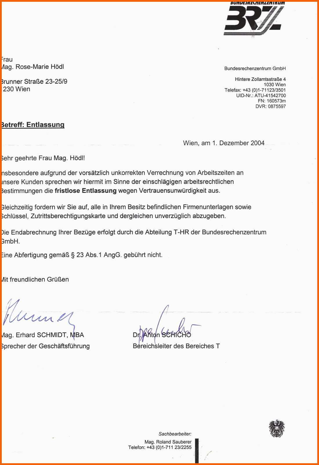Fabelhaft 21 Kündigung Telefon Vorlage