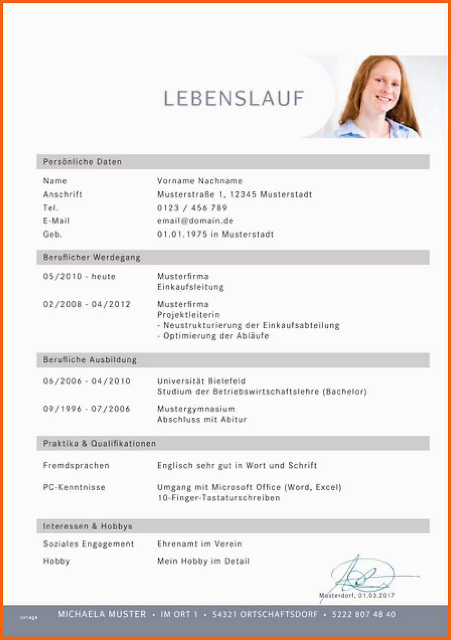 Fabelhaft Bewerbungstipp 2 Der Lebenslauf
