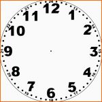 Fabelhaft Blank Clock Template Blank Clock Face Template Printable