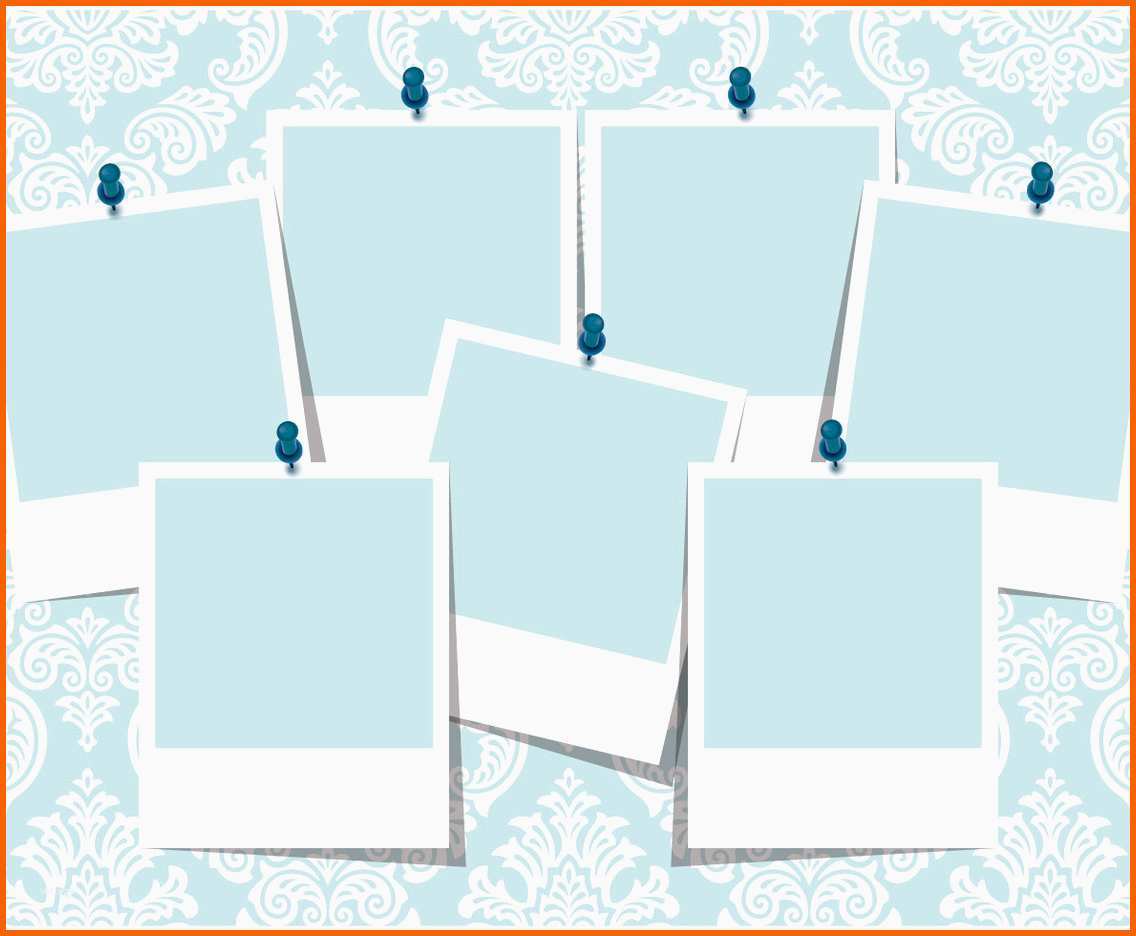 Fabelhaft Blue Damask Collage Template Vector Art & Graphics