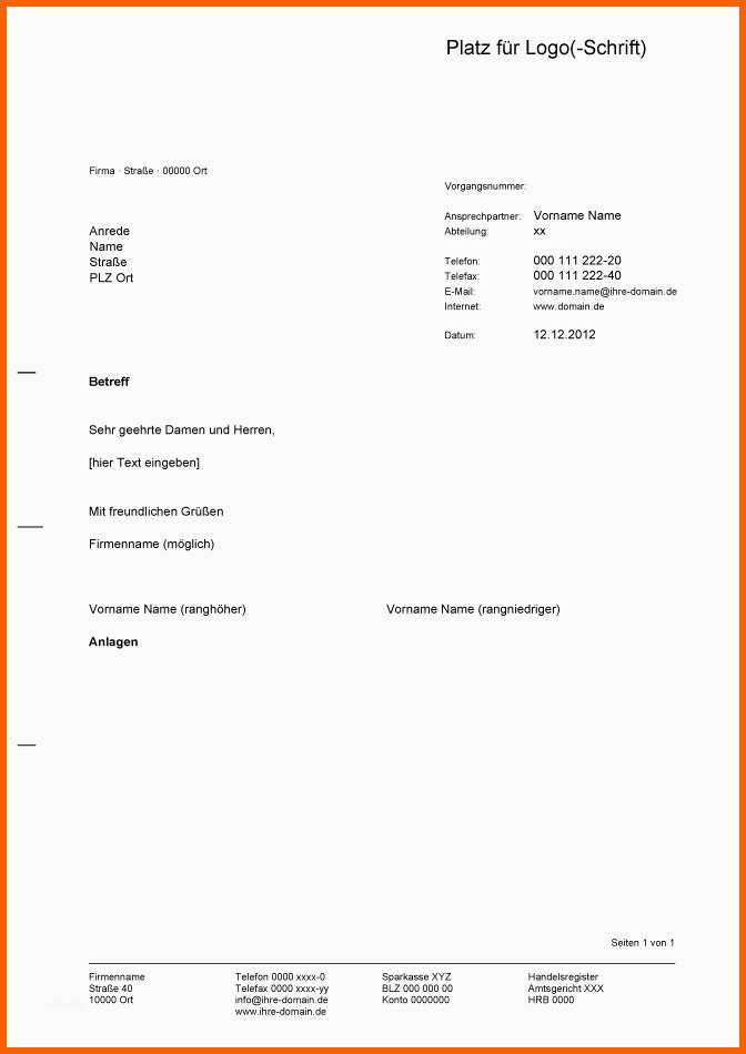 Fabelhaft Brief Nach Din 5008 normbrief Briefvorlagen Serienbrief