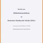 Fabelhaft Die Erstaunliche Deckblatt Praktikumsbericht Uni
