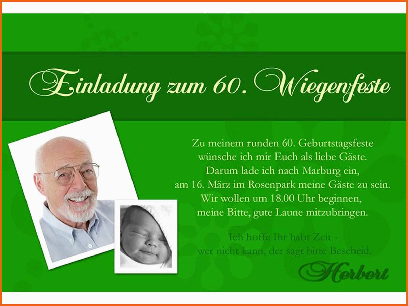 Fabelhaft Einladung 60 Geburtstag Vorlage Word Kostenlos Kostenlos