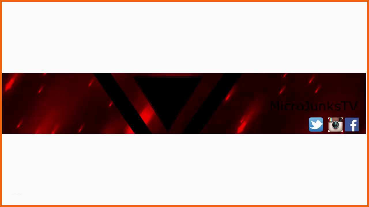 Fabelhaft Gratis Youtube Kanal Banner Template 001 Microjunkstv