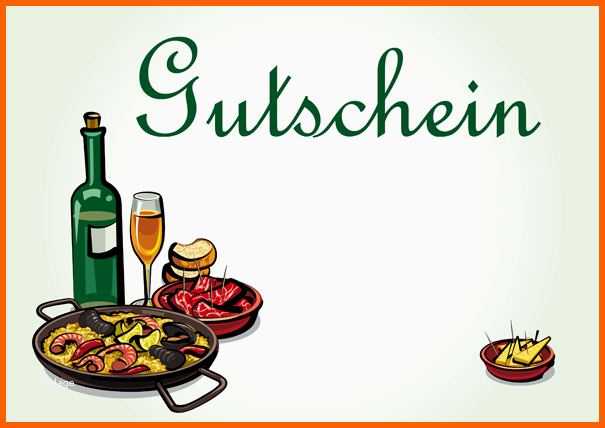 Fabelhaft Gutschein Vorlage Essen Papacfo - Kostenlos Vorlagen | #151079