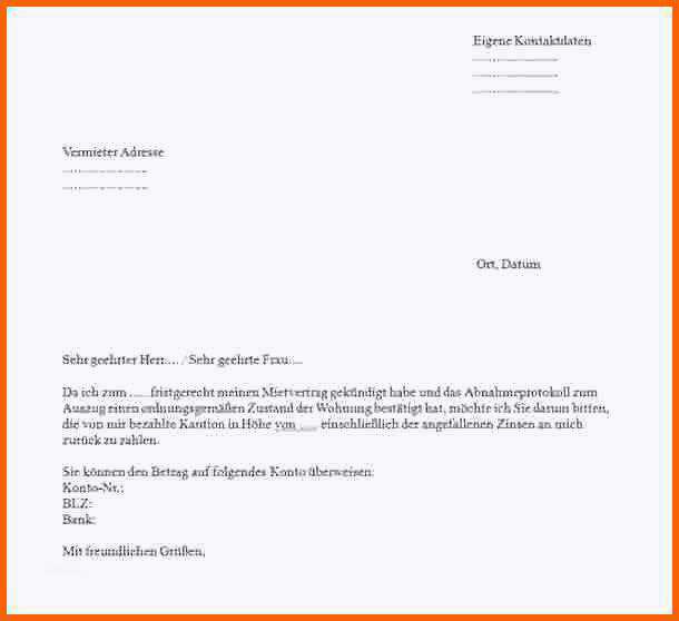 Fabelhaft Kündigung Wegen Umzug Vorlage Unglaubliche Vorlage