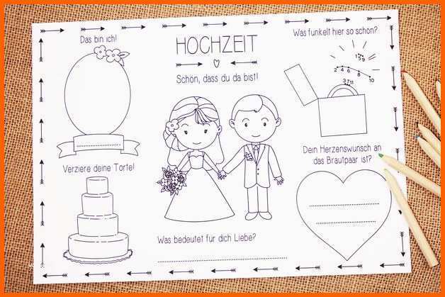 Fabelhaft Malvorlage Pdf "beautiful" Hochzeit Gastgeschenk