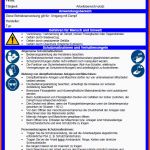 Fabelhaft Muster Betriebsanweisungen Mehrsprachig Birett Update
