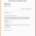 Fabelhaft Muster Mahnung An Einen Patienten Sachlich