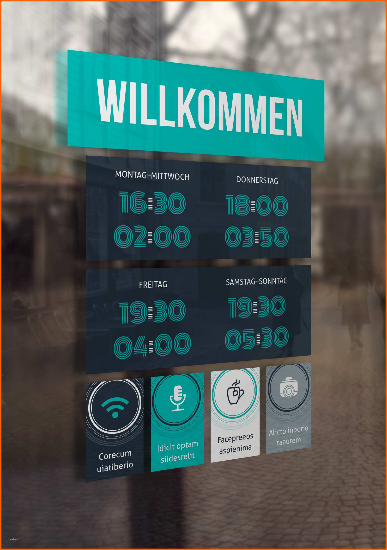 Fabelhaft Öffnungszeiten Vorlagen Für Schild & Aushang