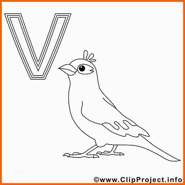 Fabelhaft Vogel Ausmalbild Buchstaben Malen Vorlagen ...