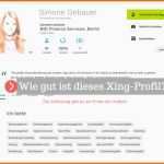 Fabelhaft Vorlage Xing Profil Niedlich Professionelle Business