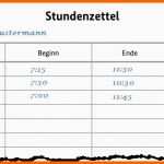 Fabelhaft Vorlage Zur Dokumentation Der Täglichen Arbeitszeit