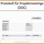 Fabelhaft Word Vorlage Zur Erstellung Von Protokollen