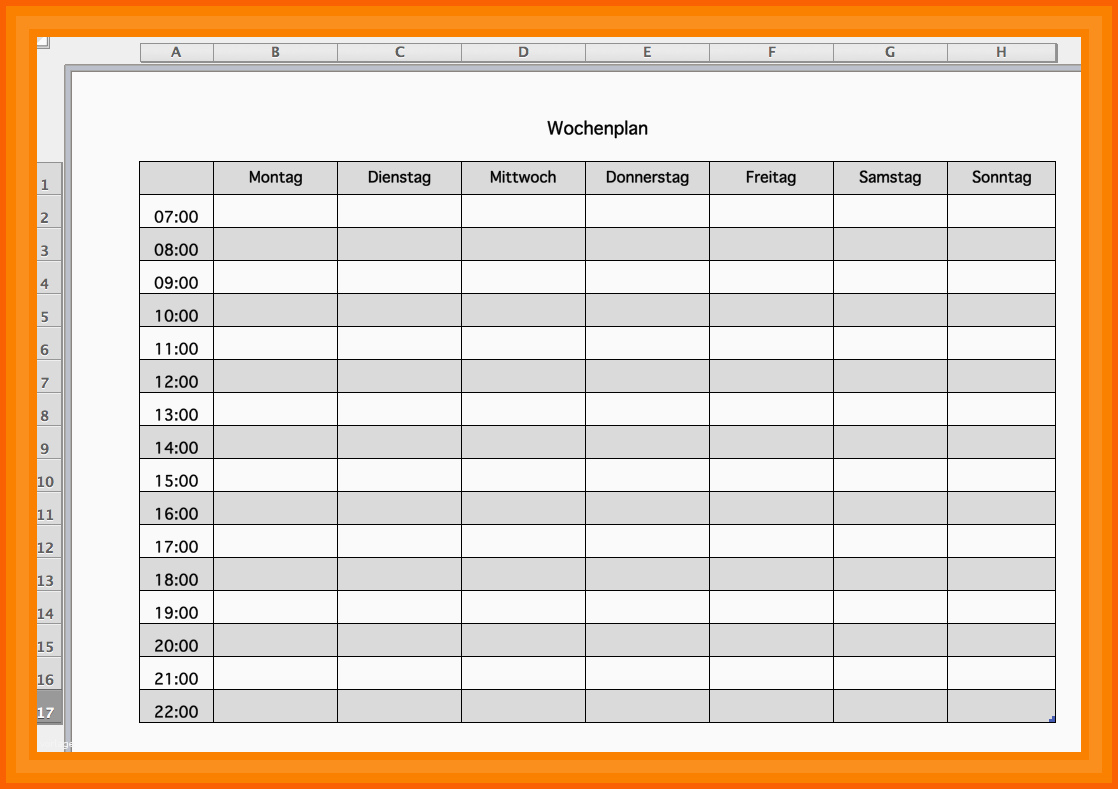 Fantastisch 12 Arbeitsplanung Vorlage