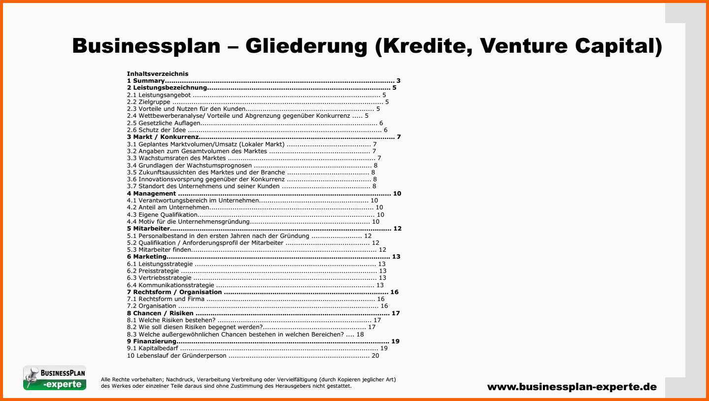 12 businessplan muster kostenlos pdf