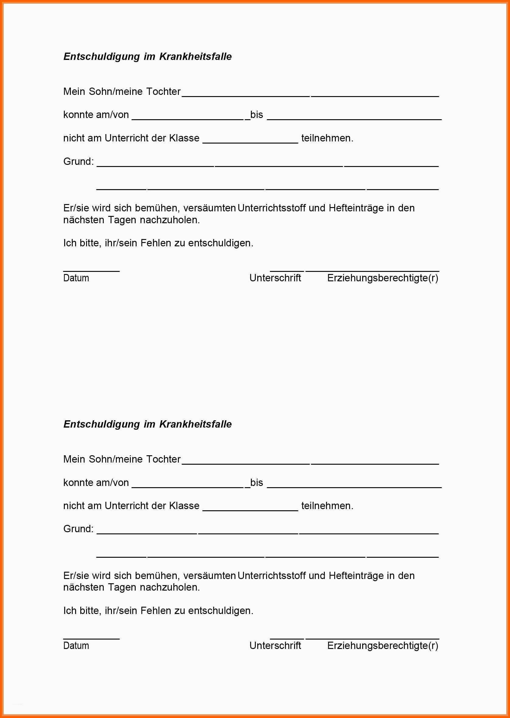 Fantastisch 13 Entschuldigung Schreiben Schule