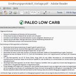 Fantastisch 13 Ernährungsprotokoll Vorlage