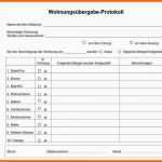 Fantastisch 17 Wohnungsübergabeprotokoll Vorlage