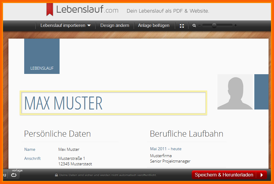 Fantastisch 9 Lebenslauf Online Erstellen