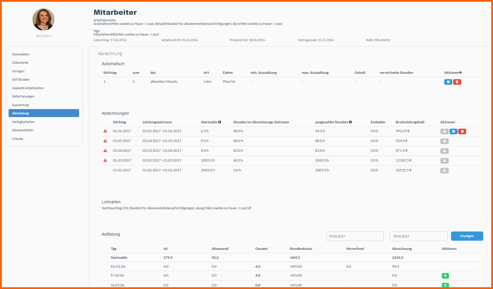 Fantastisch Abrechnung – Papershift