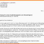 Fantastisch Bewerbung Altenpfleger In Ausbildung sofort Download