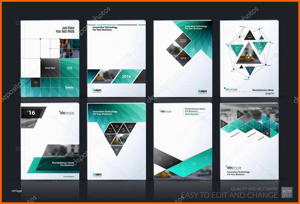 Fantastisch Business Vektor Set Broschüre Vorlage Layout Cover