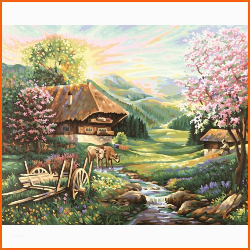 Fantastisch Der Frühling Malen Nach Zahlen Schipper Vorlagen 29 49