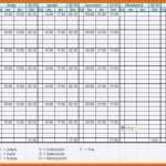 Fantastisch Dienstplan Excel Vorlage Kostenlos