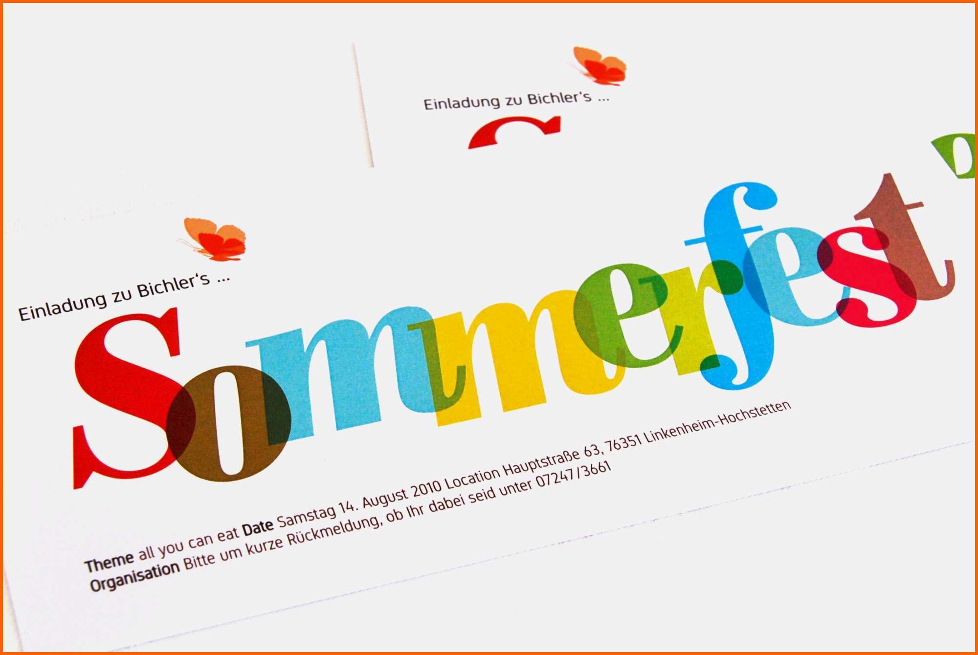 Fantastisch Einladung sommerfest Firma Vorlage Genial Einladungskarten 1 Fantastisch Einladung sommerfest Firma Vorlage Genial Einladungskarten