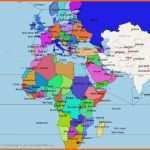 Fantastisch Emea Region Weltkarte Länder Powerpoint Vorlage Vektor