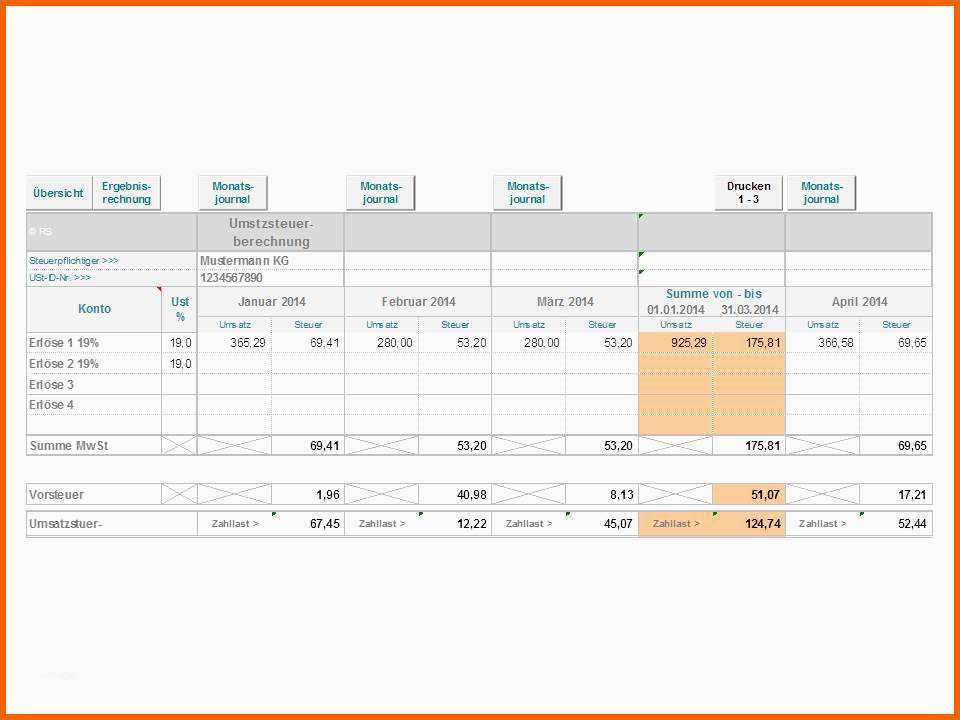 Fantastisch Excel Einnahmen Überschuss Rechnung EÜr 2 1
