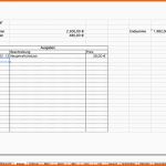 Fantastisch Haushaltsbuch Als Excel Vorlage Kostenlos