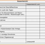 Fantastisch Kassenbericht Muster Kostenlos Einzigartig Eigenbeleg