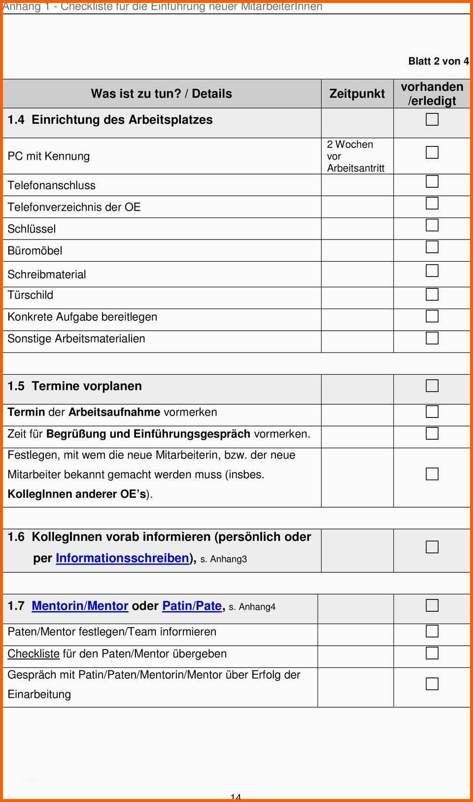 Fantastisch Leitfaden Zur Einführung Neuer Mitarbeiterinnen Pdf